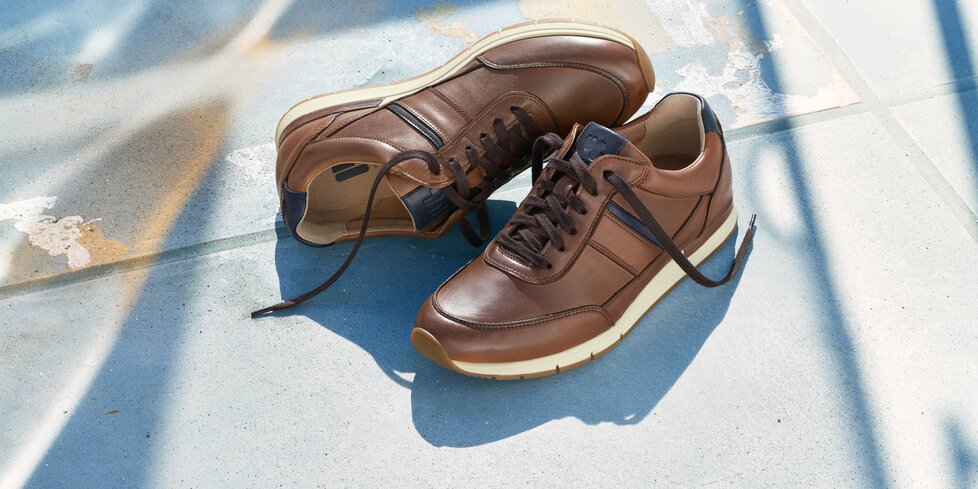 Pius Gabor Herrenschuhe | Aktuelle Kampagne der neuen Schuhkollektion - Frühjahr/Sommer 2024 | © Gabor Shoes AG, Rosenheim