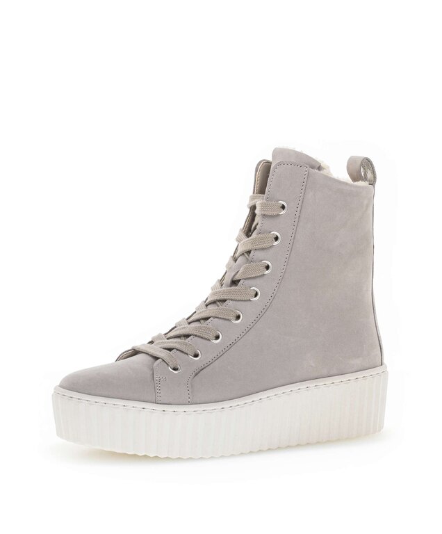 Winter ankle boot - 93.711.72 - Full-grain leather beige