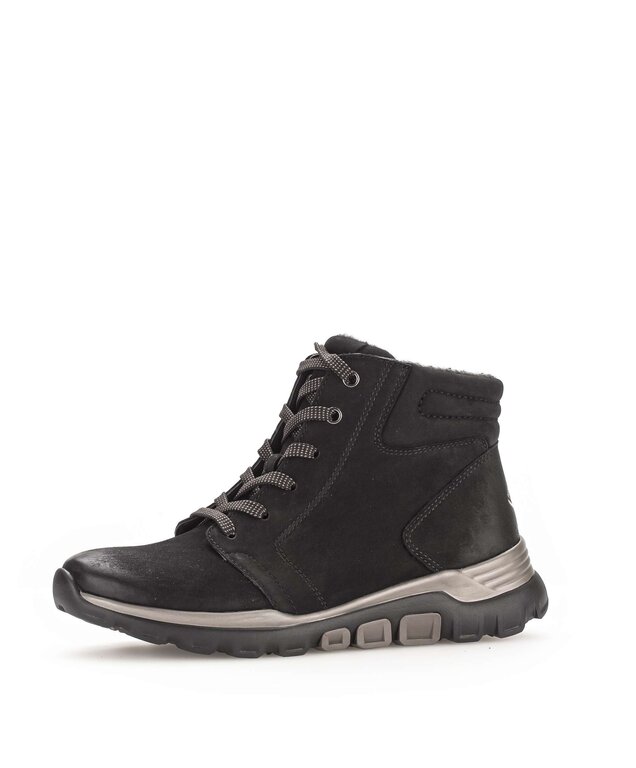 Lace-up ankle boot - 36.824.47 - Full-grain leather black