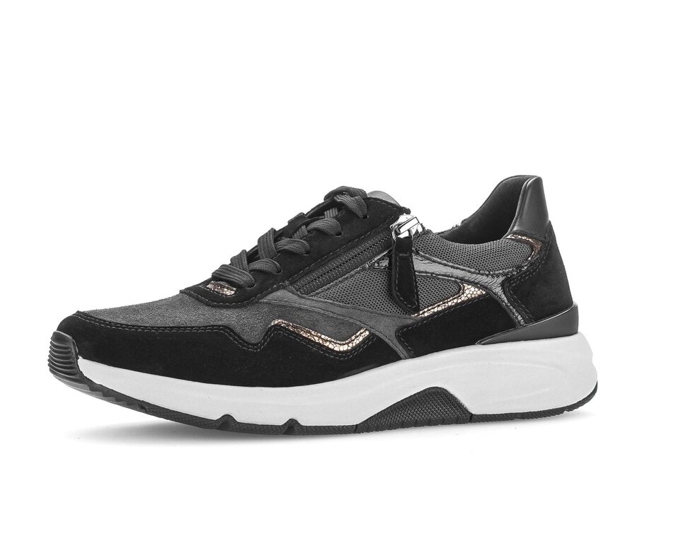 Low sneaker - 36.896.39 - Material mix leather/leather