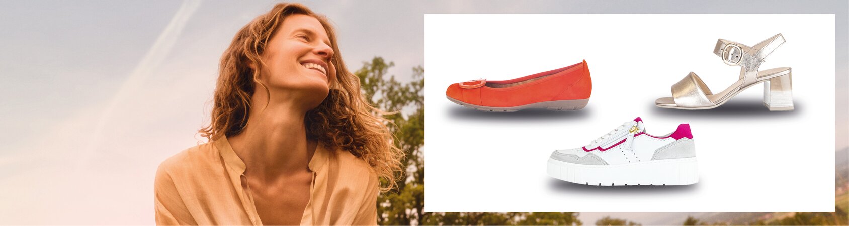 Gabor magazine | Trends en stijlen | Trendy zomerschoenen voor dames 2024 | © Gabor Shoes AG, Duitsland