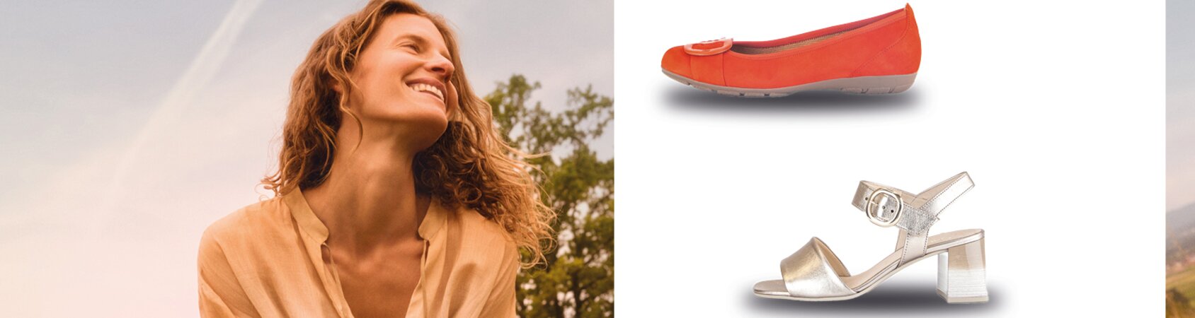 Gabor magazine | Trends en stijlen | Trendy zomerschoenen voor dames 2024 | © Gabor Shoes AG, Duitsland