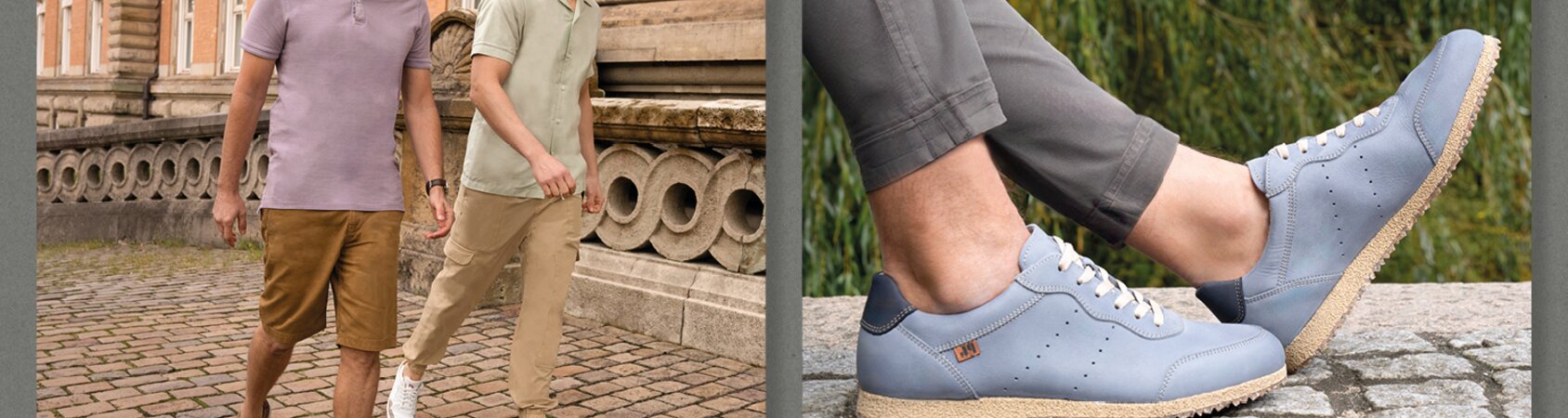 Gabor magazine | Trends en stijlen | Trendy herenschoenen lente/zomer 2024 | © Gabor Shoes AG, Duitsland