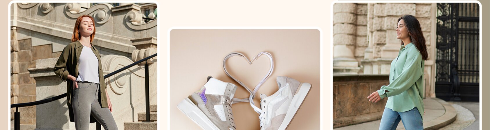 Gabor magazine | Trends en stijlen |Sneaker trends lente/zomer 2024 | © Gabor Shoes AG, Duitsland